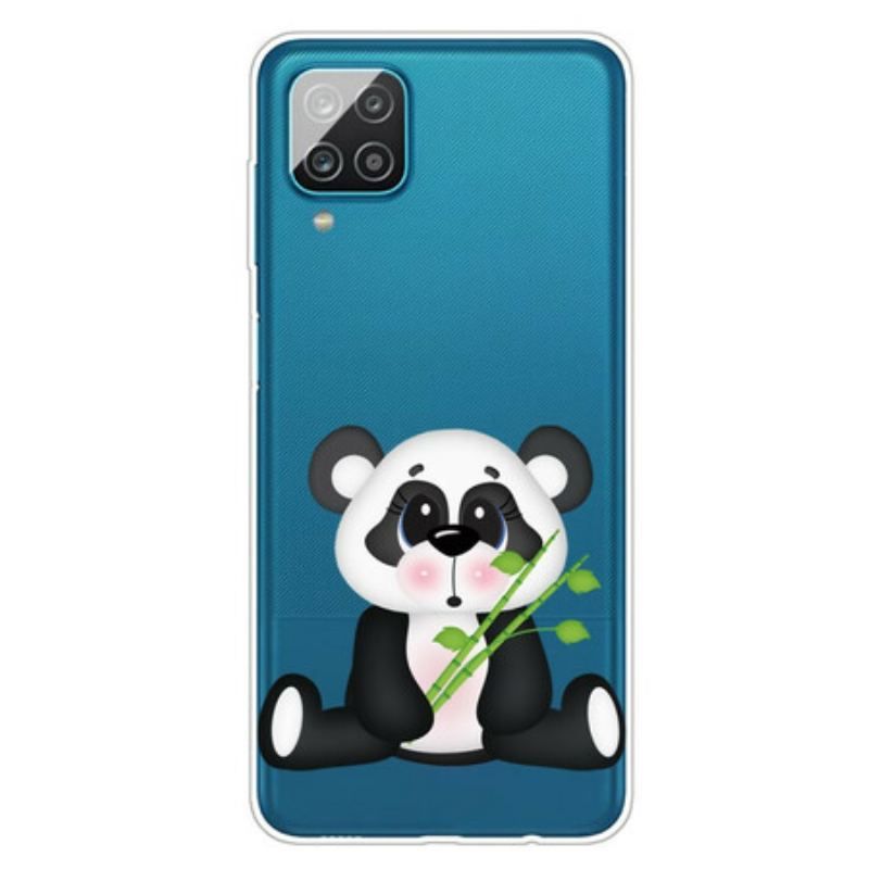 Mobilcover Samsung Galaxy M12 / A12 Sømløs Sad Panda