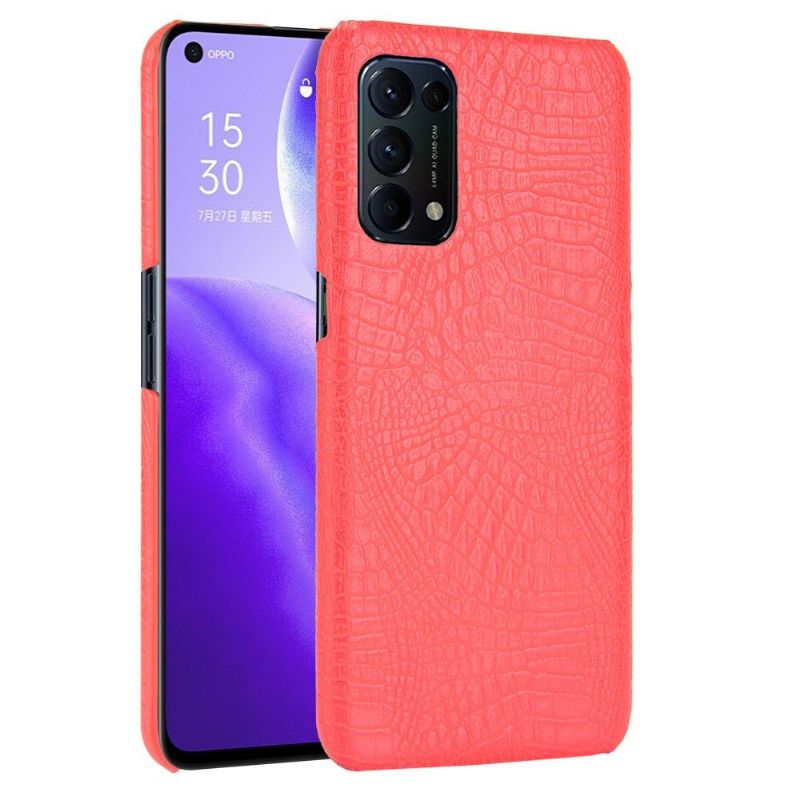 Cover Oppo Find X3 Lite Croc Skin Effekt