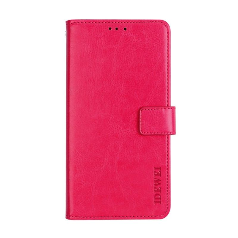 Flip Cover Oppo Find X3 Lite Anti-fald Læder Cover Idewei Folio Lædereffekt