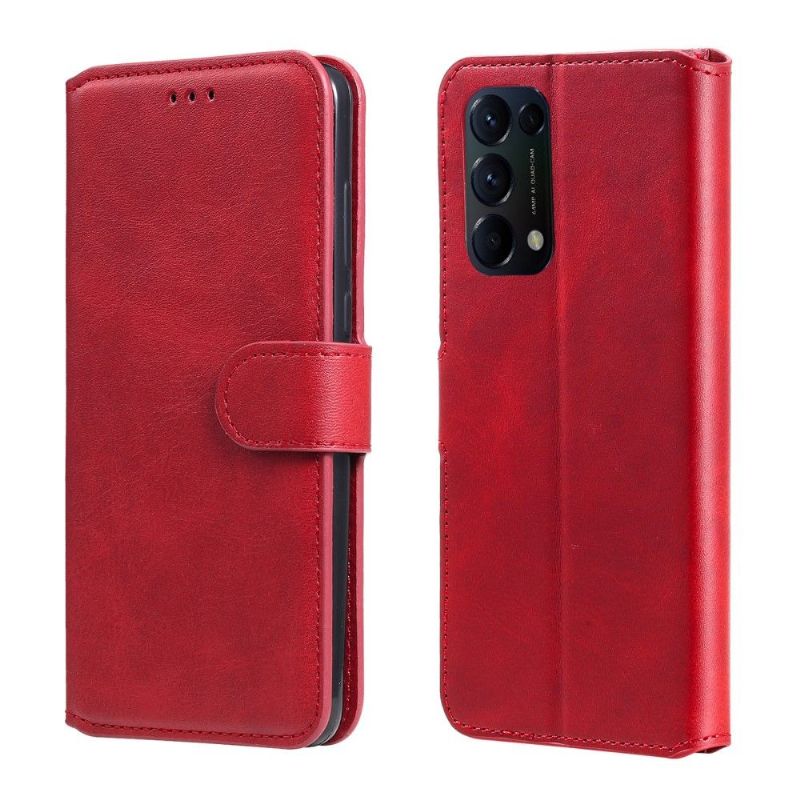 Flip Cover Oppo Find X3 Lite Hemming Louise Lædereffekt