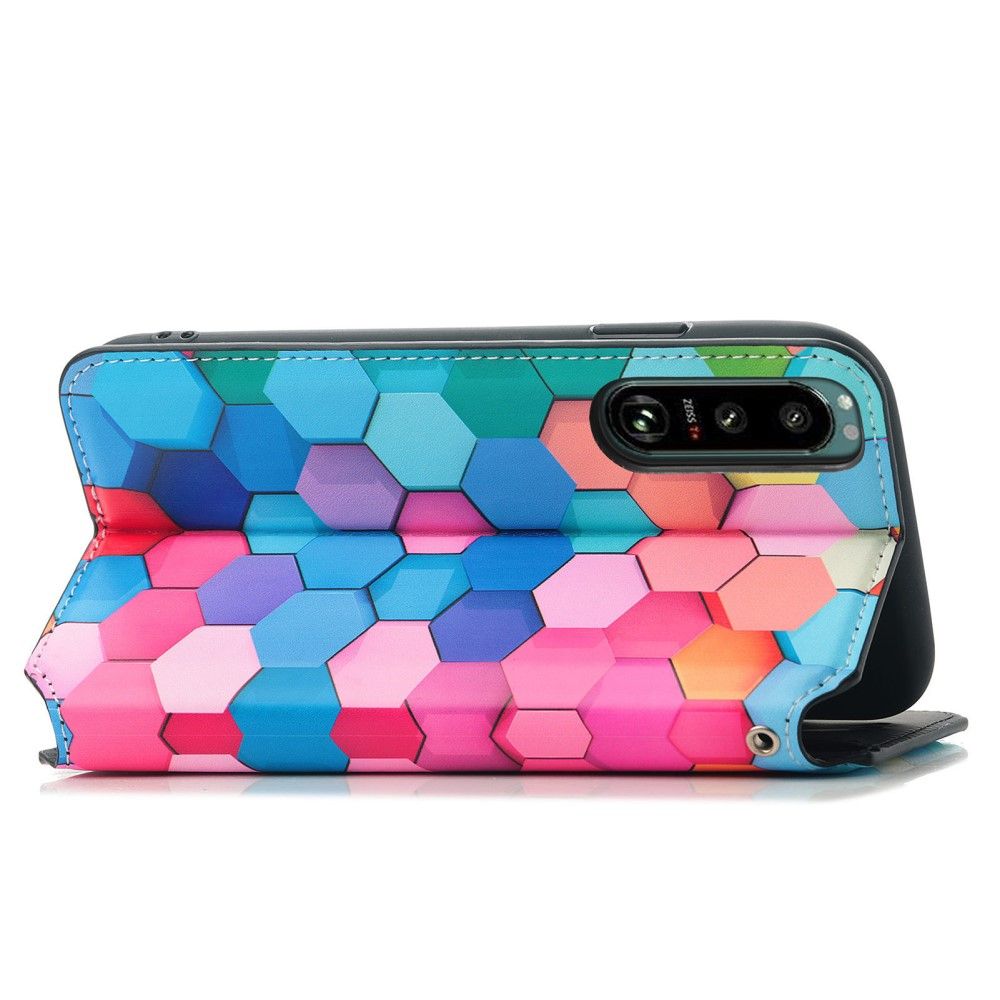 Flip Cover Sony Xperia 5 III Farvet Honeycomb