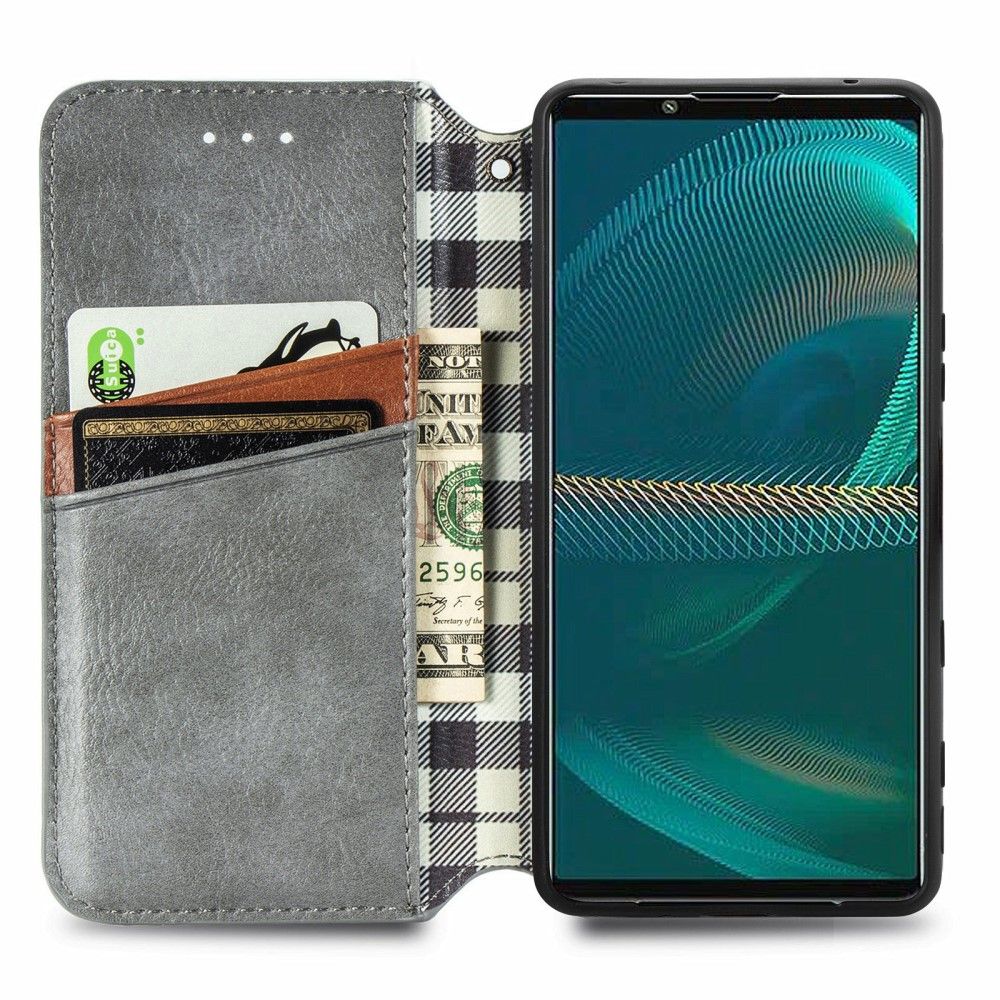 Flip Cover Sony Xperia 5 III Kub Design Kortholder