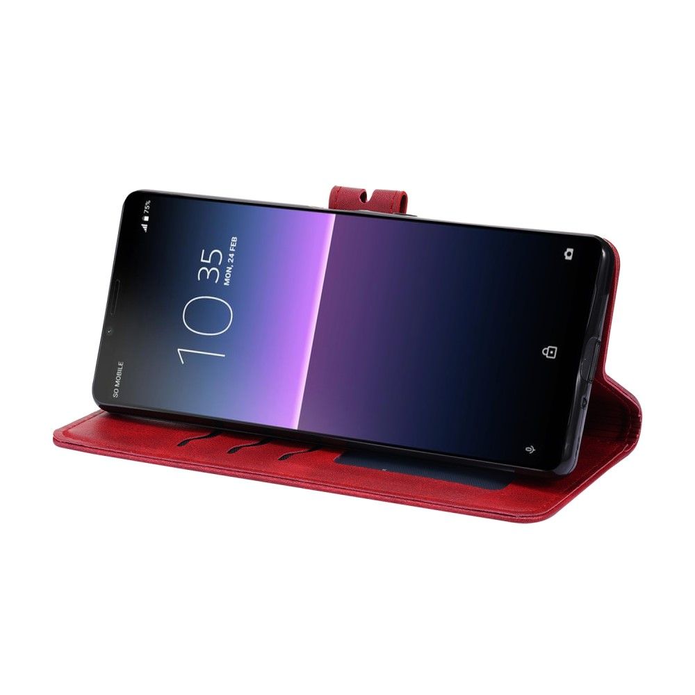 Flip Cover Sony Xperia 5 III Lædereffektkilling