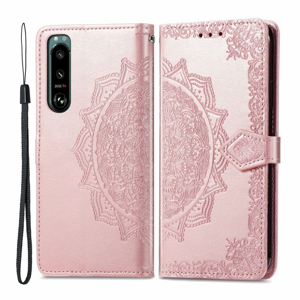 Flip Cover Sony Xperia 5 III Mandala Kortholder