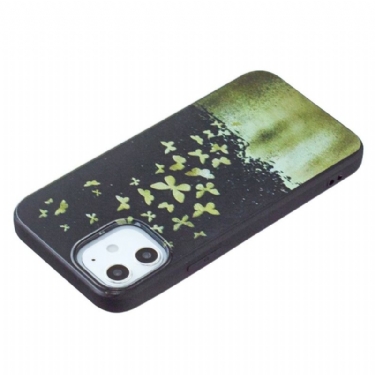 Cover iPhone 12 / 12 Pro Anti-fald Gyldne Sommerfugle