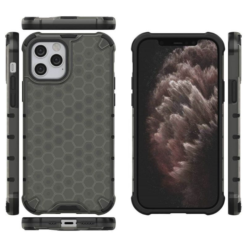 Cover iPhone 12 / 12 Pro Anti-fald Honeycomb Design