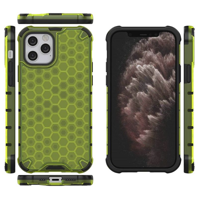 Cover iPhone 12 / 12 Pro Anti-fald Honeycomb Design