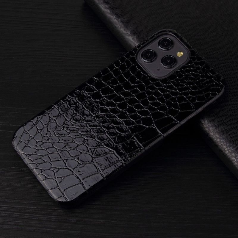 Cover iPhone 12 / 12 Pro Croco Gloss