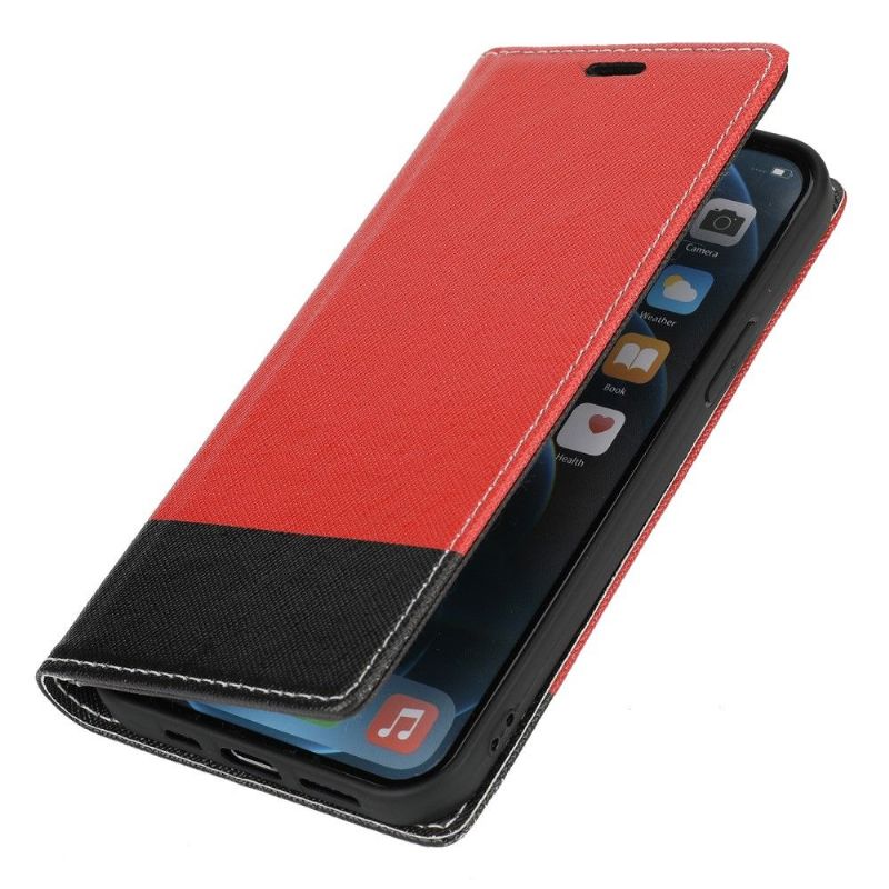 Flip Cover iPhone 12 / 12 Pro Tofarvede Seler