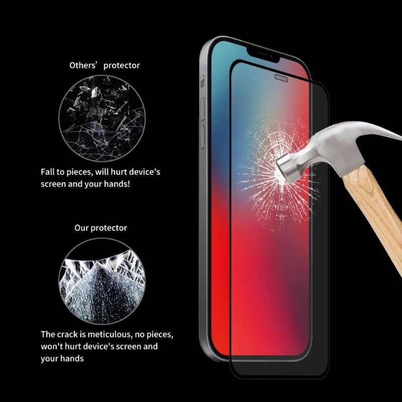 iPhone 12/12 Pro Fuld Størrelse Hærdet Glas Skærmbeskytter