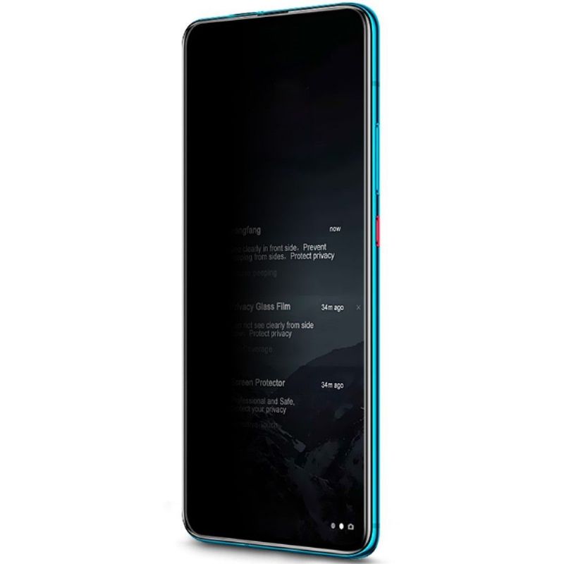 Xiaomi Poco F2 Pro Skærmbeskytter I Hærdet Glas Og Privatlivsfilter