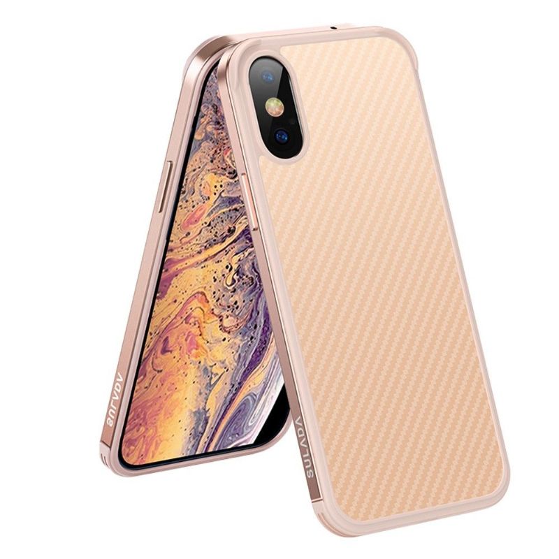 Cover iPhone XR Luxury Series Style Carbon Fiber