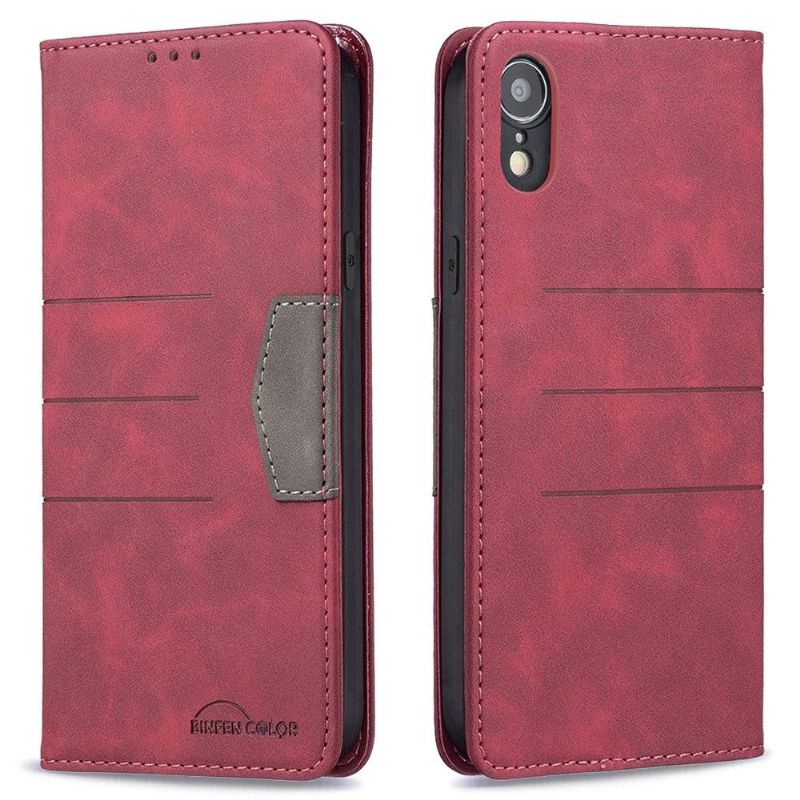 Flip Cover iPhone XR Læder Cover Binfen Farve Flip Kunstlæder