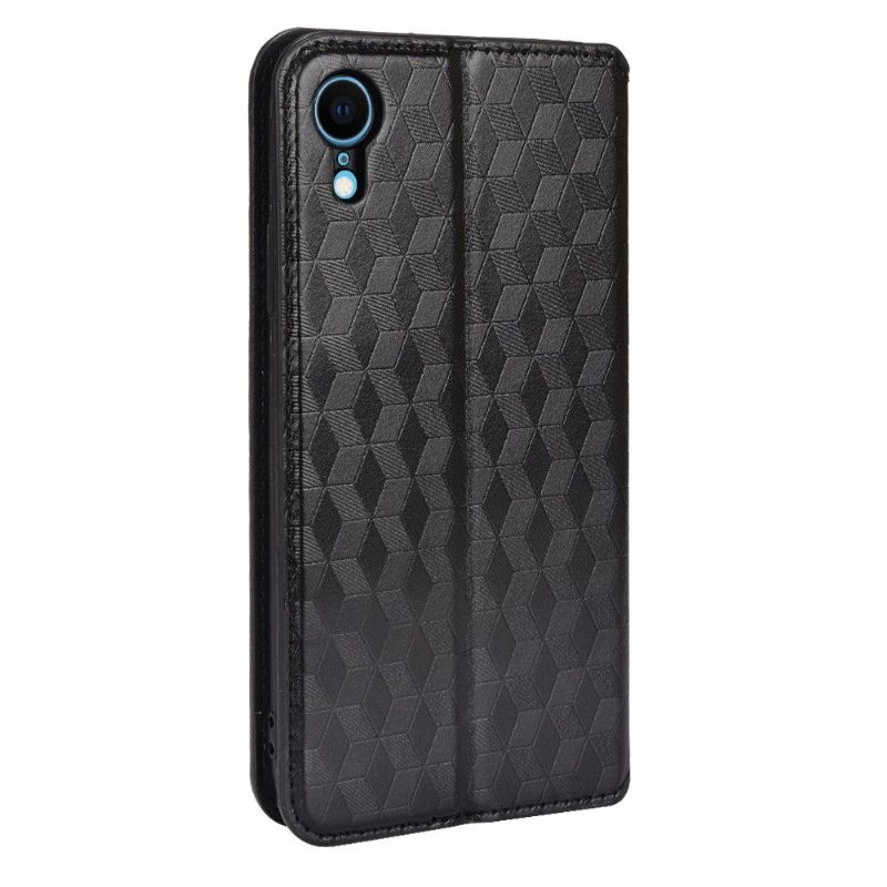 Flip Cover iPhone XR Læder Cover Designgeometri