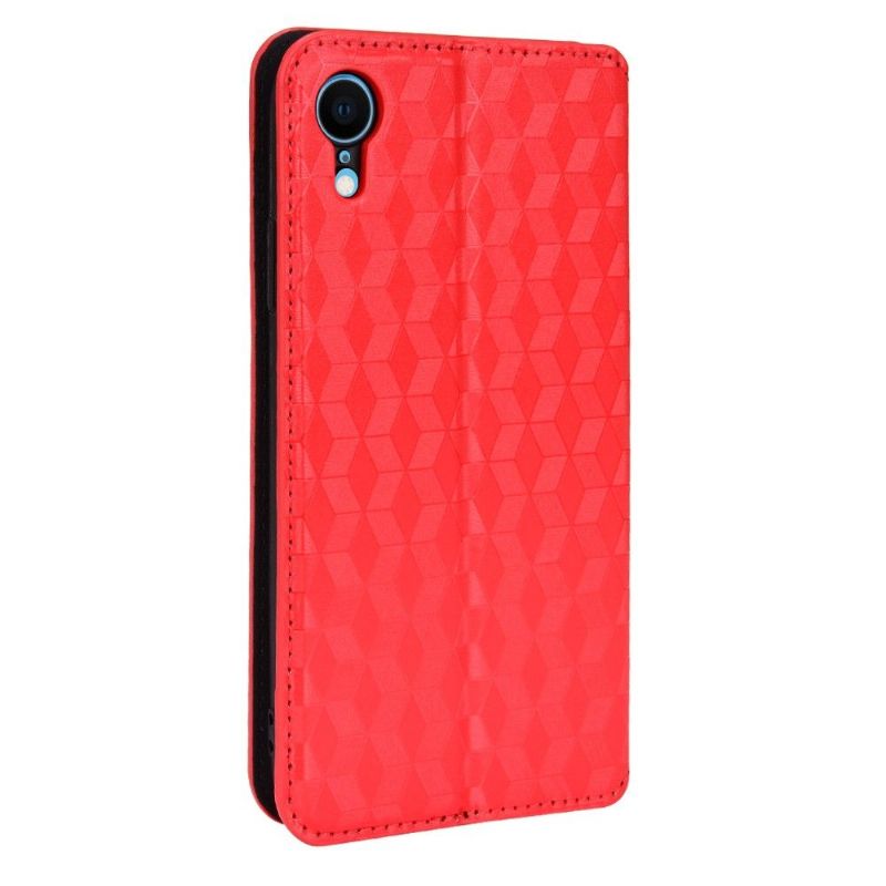 Flip Cover iPhone XR Læder Cover Designgeometri