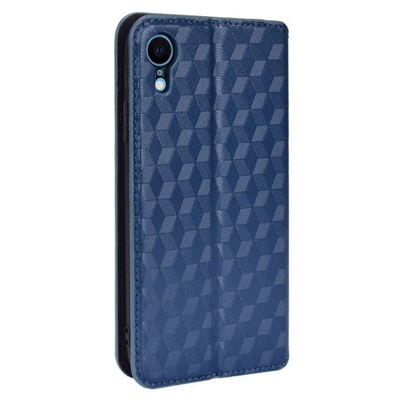 Flip Cover iPhone XR Læder Cover Designgeometri