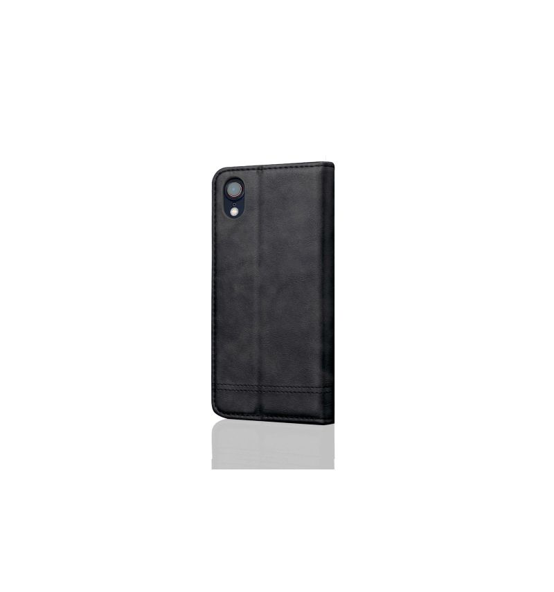 Flip Cover iPhone XR Retro Smart Card Holder