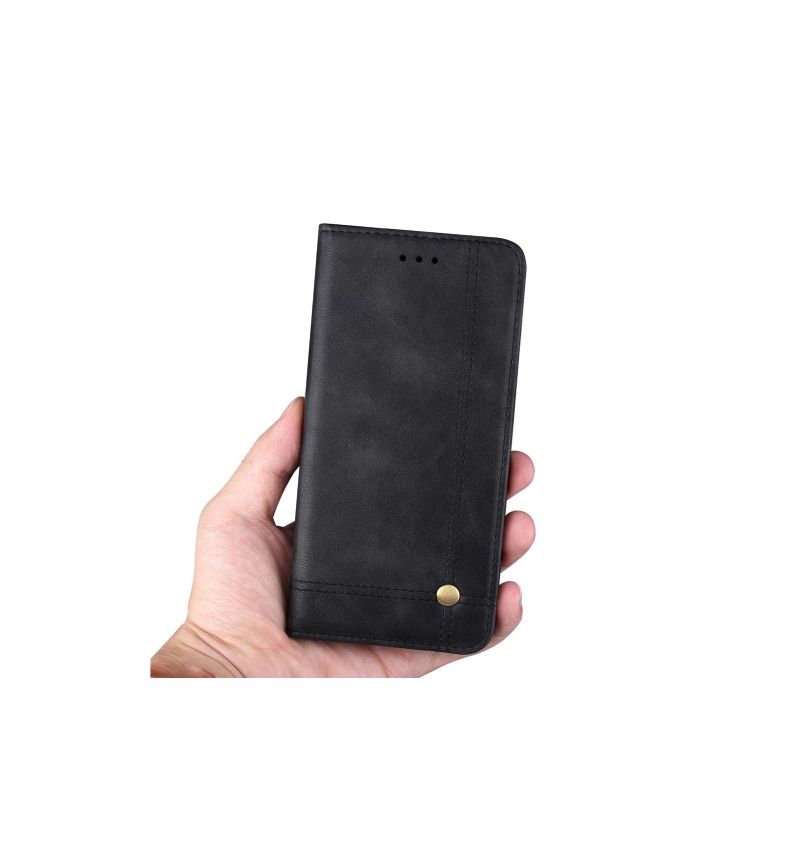 Flip Cover iPhone XR Retro Smart Card Holder