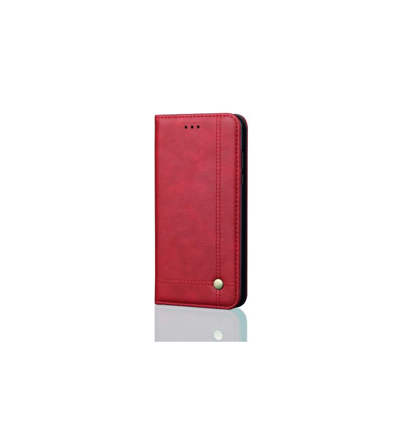 Flip Cover iPhone XR Retro Smart Card Holder