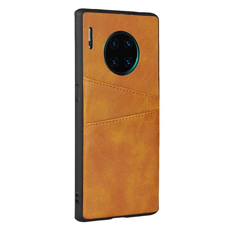 Cover Huawei Mate 30 Pro Hemming Lædereffektkortholder