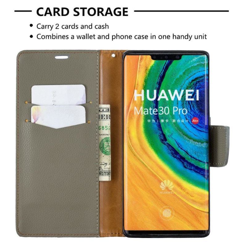 Flip Cover Huawei Mate 30 Pro Kornet Lædereffekt