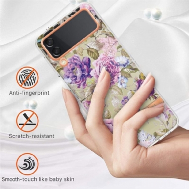 Cover Samsung Galaxy Z Flip 4 Flip Cover Blomstret