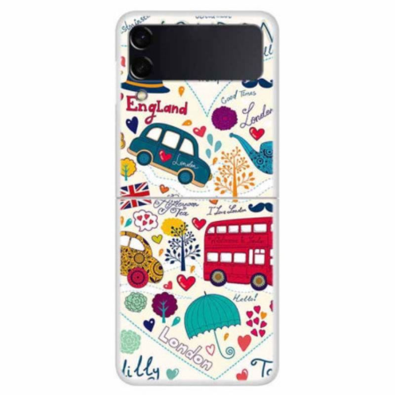 Mobilcover Samsung Galaxy Z Flip 4 Flip Cover London Liv