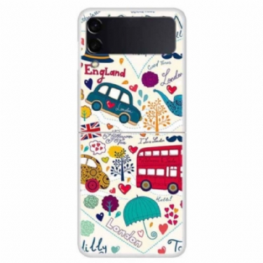 Mobilcover Samsung Galaxy Z Flip 4 Flip Cover London Liv