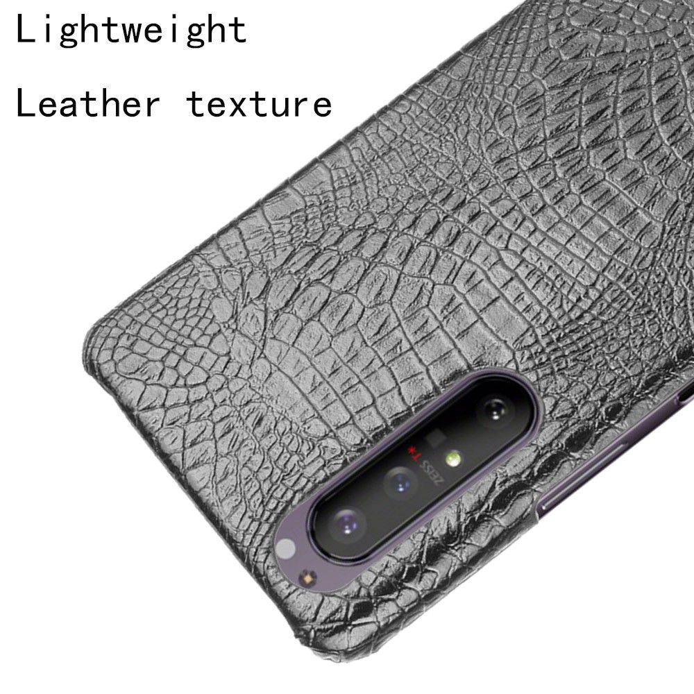 Cover Sony Xperia 1 II Anti-fald Croc Skin Effekt