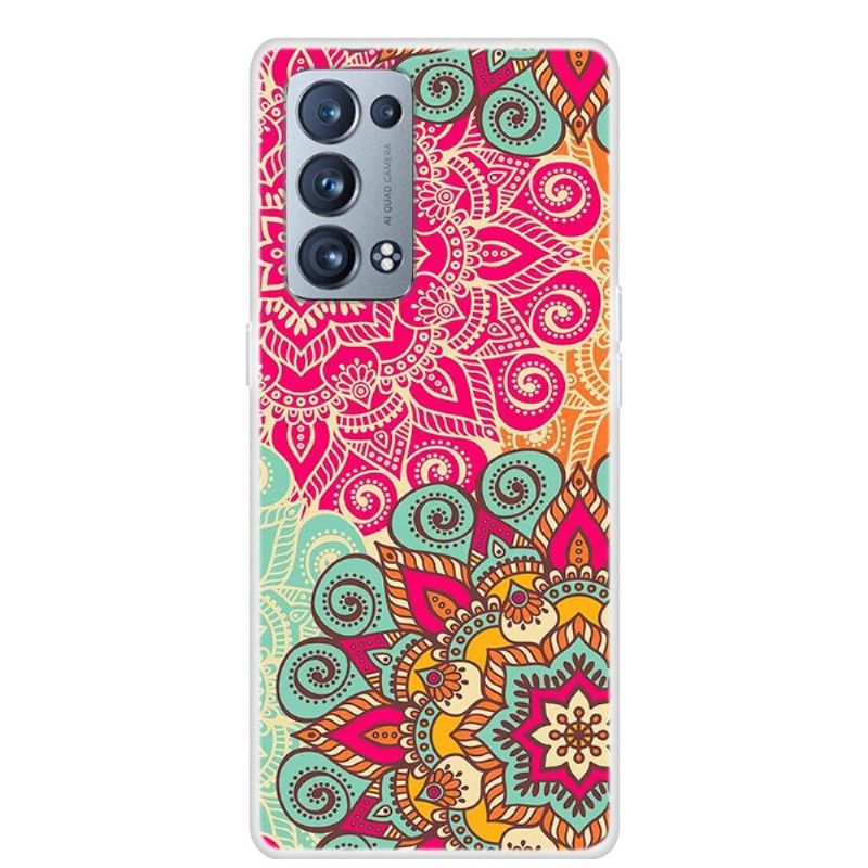 Cover Oppo Reno 6 Pro 5G Anti-fald Retro Mandala