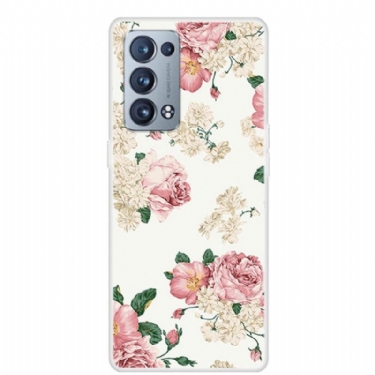 Cover Oppo Reno 6 Pro 5G Blomster