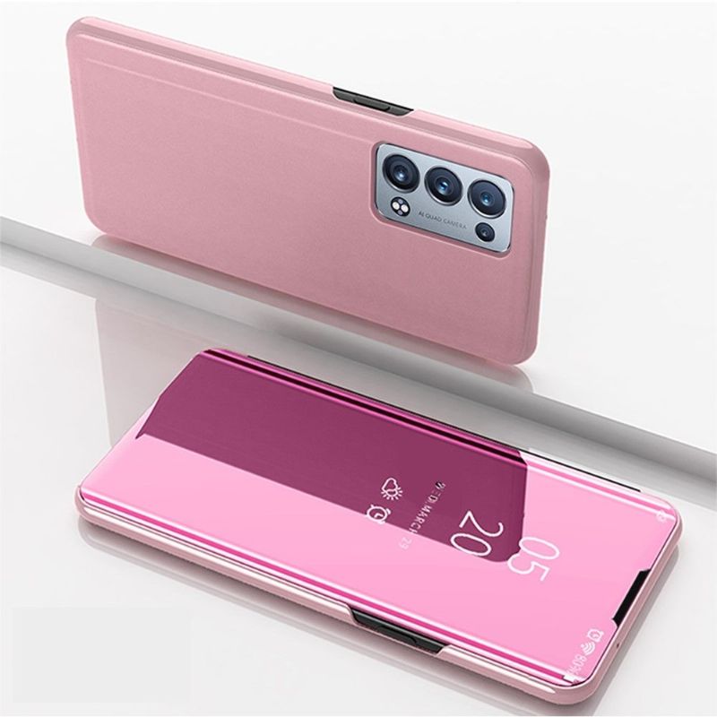 Cover Oppo Reno 6 Pro 5G Flip Cover Spejleffekt