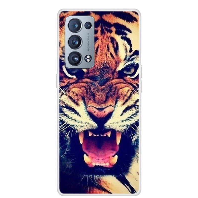 Cover Oppo Reno 6 Pro 5G Hård Tiger