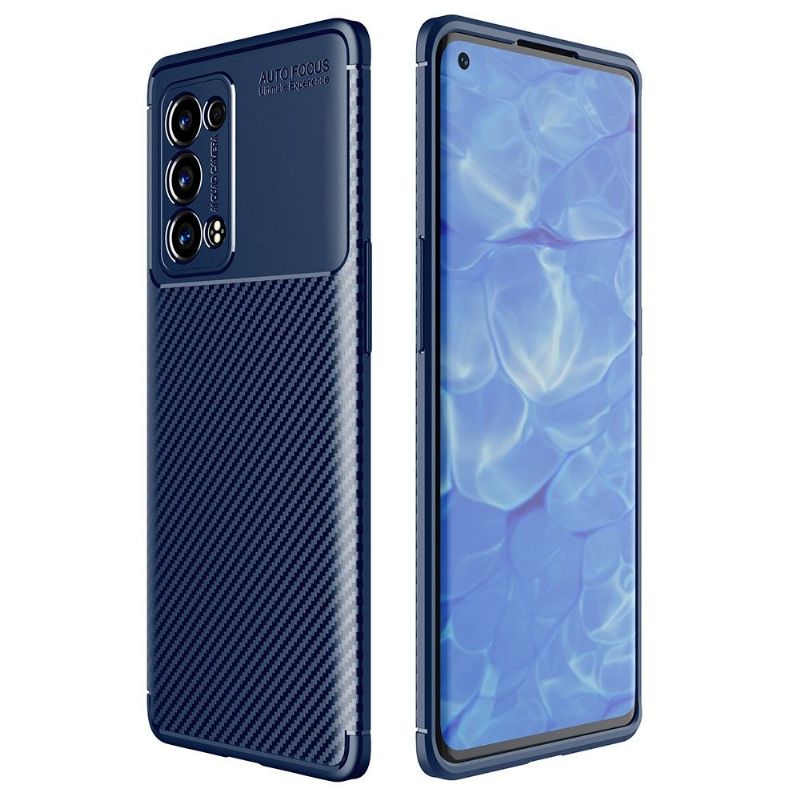 Cover Oppo Reno 6 Pro 5G Hemming Carbon Fiber Style