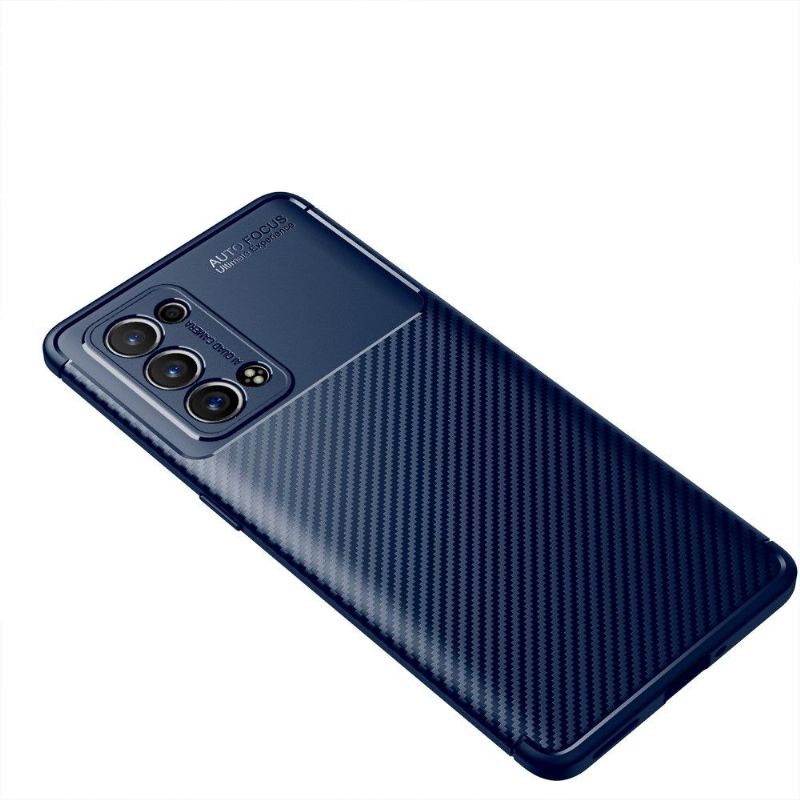 Cover Oppo Reno 6 Pro 5G Hemming Carbon Fiber Style