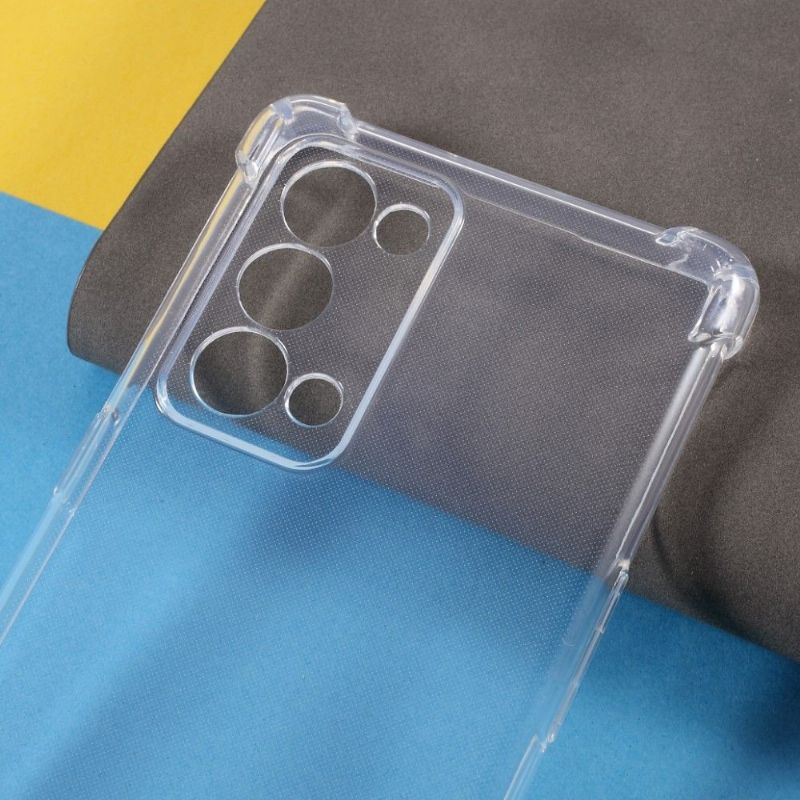 Cover Oppo Reno 6 Pro 5G Hemming Gennemsigtige Forstærkede Hjørner