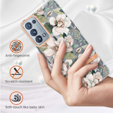 Cover Oppo Reno 6 Pro 5G Hvidblomst Gardenia