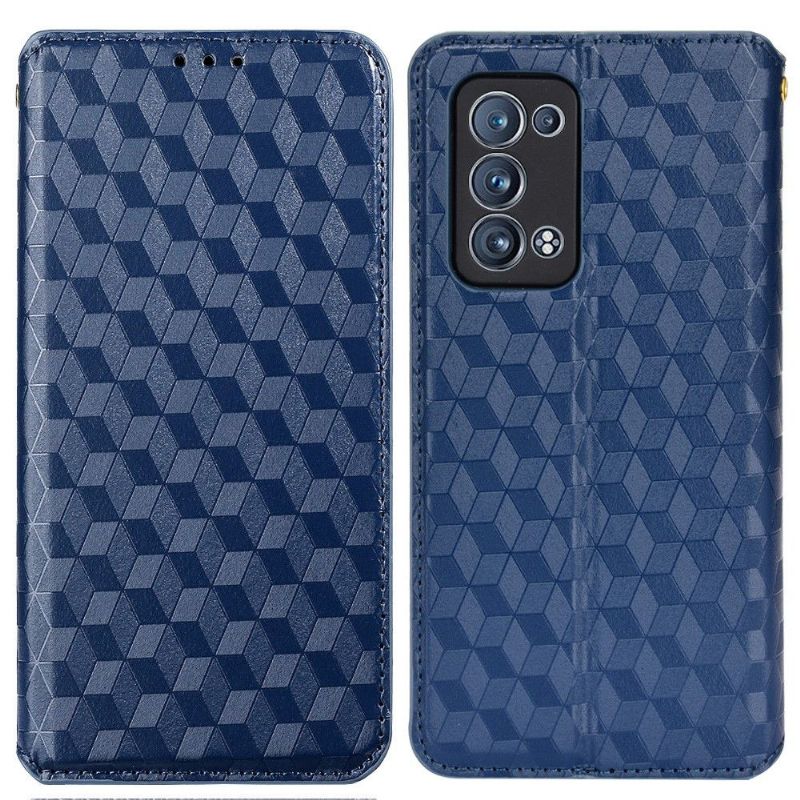 Flip Cover Oppo Reno 6 Pro 5G Læder Cover Designgeometri