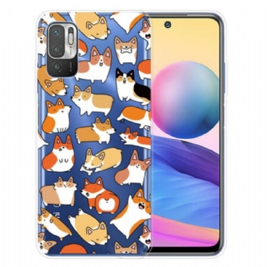 Cover Xiaomi Redmi Note 10 5G Flere Hunde