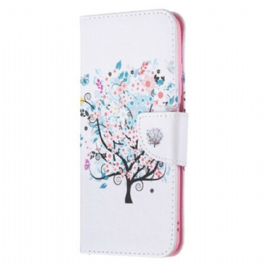 Flip Cover Xiaomi Redmi Note 10 5G Blomstret Træ
