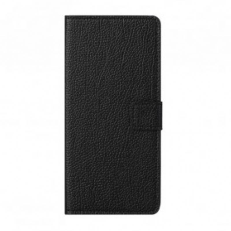 Flip Cover Xiaomi Redmi Note 10 5G Enkelt Litchi