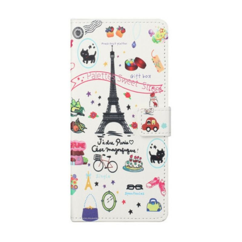 Flip Cover Xiaomi Redmi Note 10 5G Jeg Elsker Paris