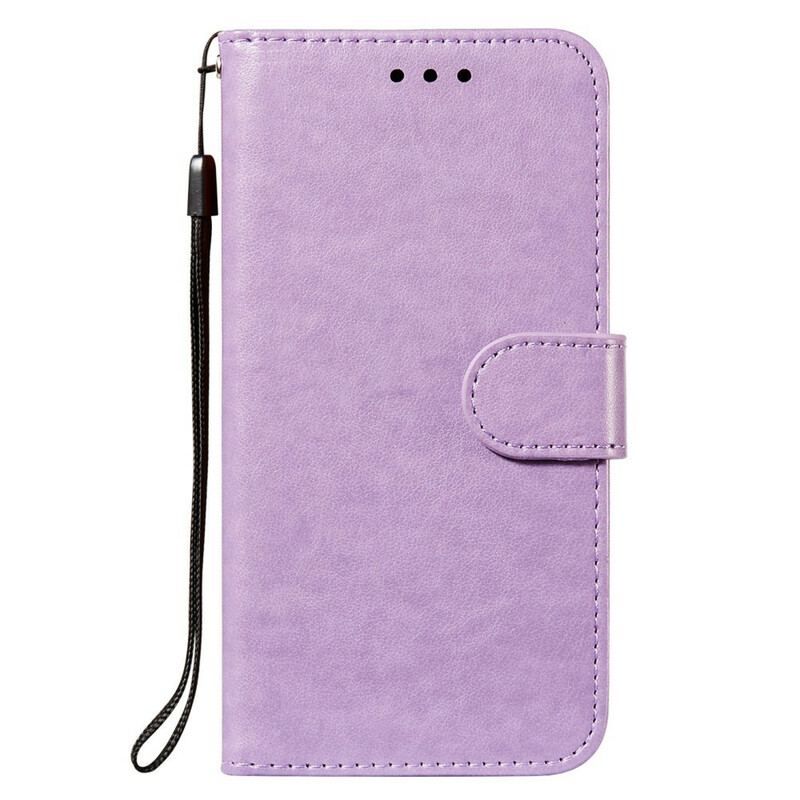 Flip Cover Xiaomi Redmi Note 10 5G Læderdesign Med Rem