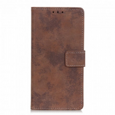 Flip Cover Xiaomi Redmi Note 10 5G Vintage Lædereffekt