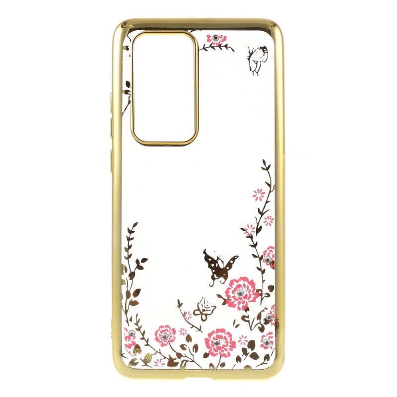 Cover Huawei P40 Pro Floral Spring Transparent