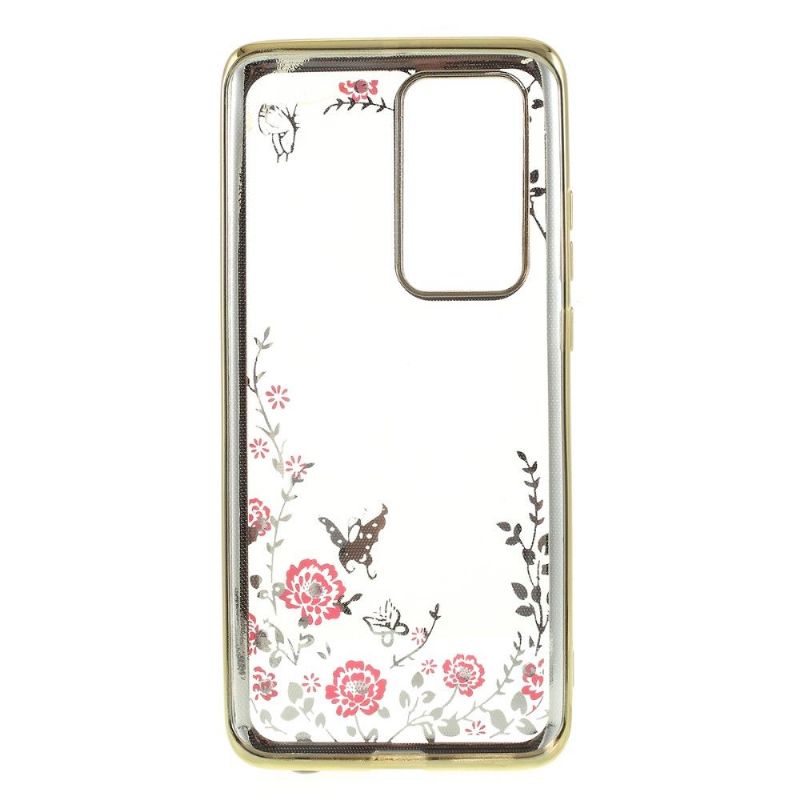 Cover Huawei P40 Pro Floral Spring Transparent