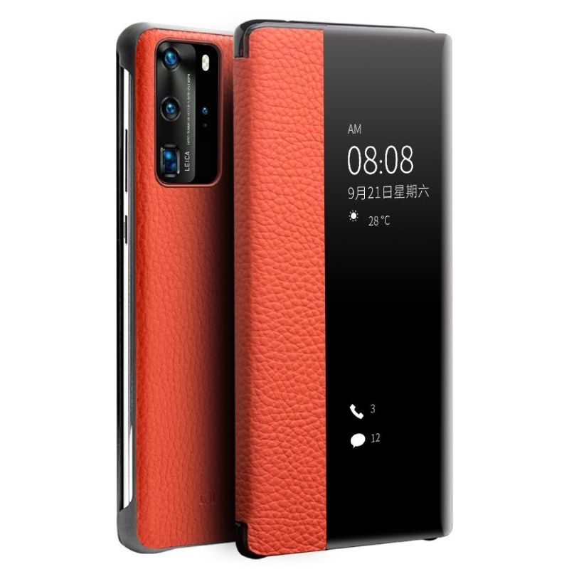 Flip Cover Huawei P40 Pro Læder Cover Lædervindue