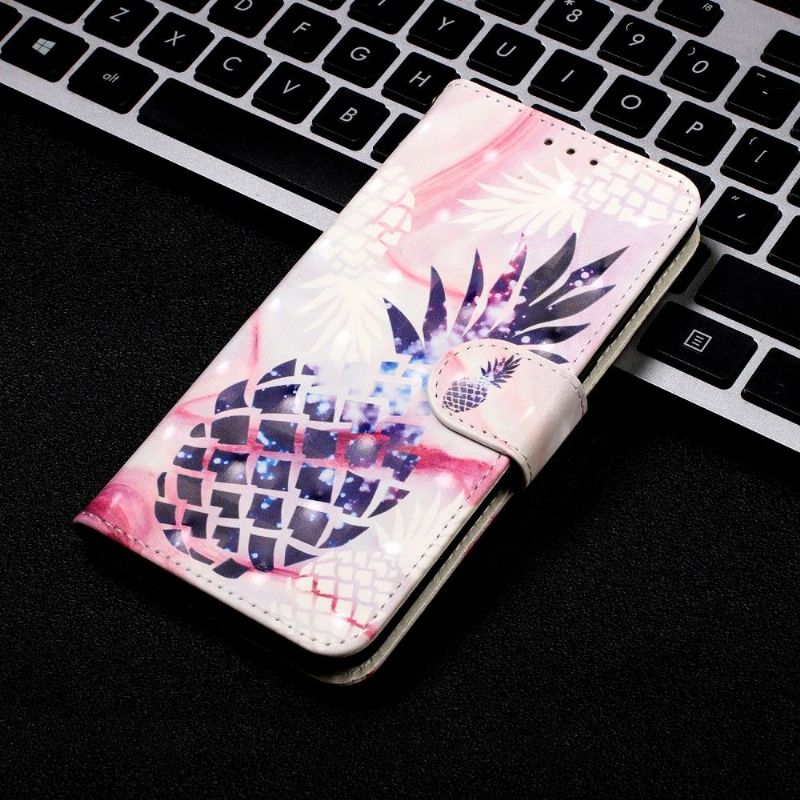 Flip Cover Huawei P40 Pro Mosaik Ananas