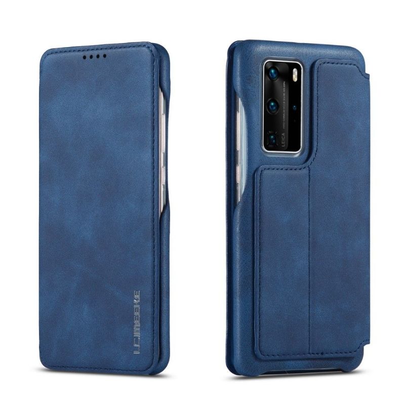 Læder Cover Huawei P40 Pro Original Flip Cover Kunstlæder