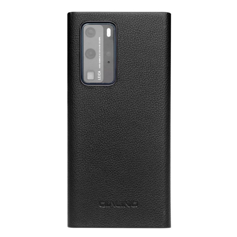 Læder Cover Huawei P40 Pro Original Flip Cover Lædervindue